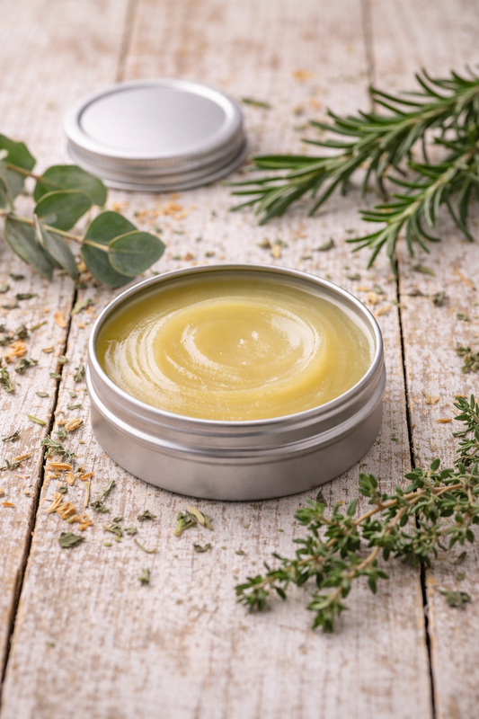 Herbal Chest Rub Salve (eucalyptus, rosemary, thyme)